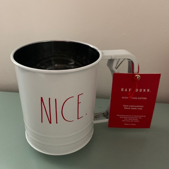 Rae Dunn Flour Sifter Set Joy Believe Nice NEW - Picture 7 of 8